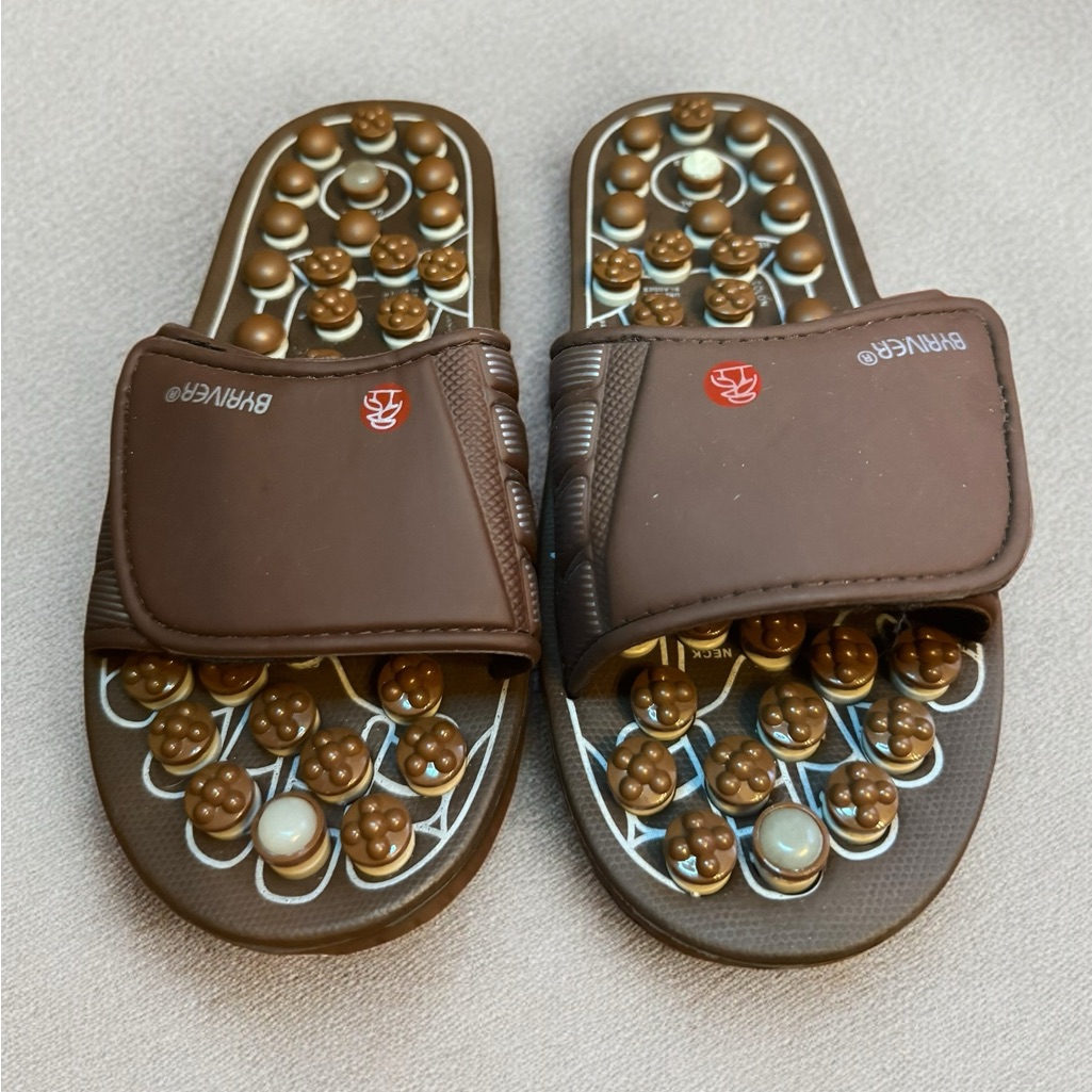 Byriver Reflexology Acupressure Plantar Fasciitis Relief Slipper Slides